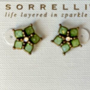 Sorrelli Green Stud Earrings